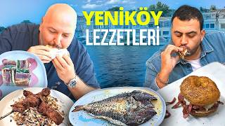 Yeniköy Lezzet Rehberi  Kırlangıç Balığı Bagel Ciğer Ceviche  Ayaküstü Lezzetler [upl. by Inalawi309]