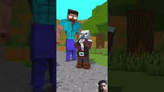 Transform Watch Zombie x Buff Herobrine Scare Pillager Scare Villagershorts [upl. by Billie]