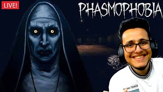 Hunting Ghosts in Phasmophobia with Friends🛑 [upl. by Norrahc]