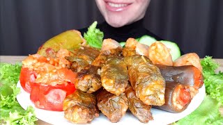 ASMR eating Iraqi dolma 😋 [upl. by Refinej]