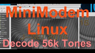 How To Install MiniModem On Linux To Decode 56k Tones [upl. by Furmark]