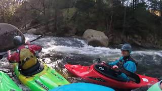 WildwasserKajak auf der Oker im Harz 30042017 [upl. by Aveline]