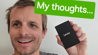 My thoughts on the Lexar Armor 700 Portable SSD [upl. by Eekram219]