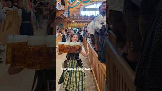 10 auf einen Streich💪🍻 bavarianbeerworldwidebierlehrerschützenzeltmaßbierwiesnoktoberfest10 [upl. by Asabi]