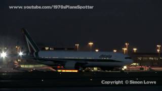 Alitalia B772 IDISA New revised colours MAN 101209 [upl. by Calore]