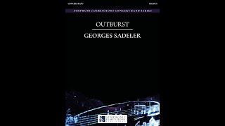 OUTBURST Concert Band  Georges Sadeler [upl. by Allianora]