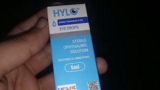 Hylo eye drops for dry eyes  Dry eyes disease treatment [upl. by Irahc]