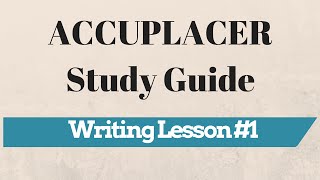 ACCUPLACER Writing  Lesson 1 Common Comma Functions [upl. by Yssirhc]