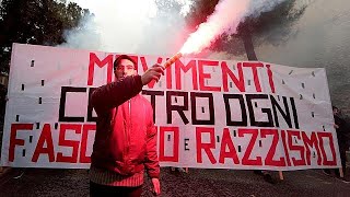 Italians march against racism after shooting spree [upl. by Arabele]