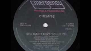 Chemise  She Cant Love You  DISCO  FUNK 1982 [upl. by Akcirret668]