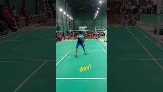 Fireball s ilanjitra dev with a good crossnetbadmintonviralvideotrendingshortvideobulutangkis [upl. by Malena]