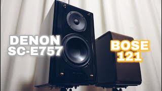 Din Don Dan 空気録音 DENON SCE757 amp BOSE 121 リレー再生 [upl. by Anahsit]