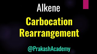 Carbocation Rearrangement I Dehydration of primary Alcohol [upl. by Elfrieda]