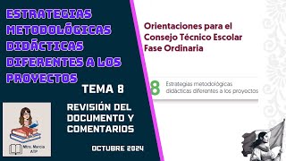 ESTRATEGIAS METODOLÓGICAS DIDÁCTICAS DIFERENTES A LOS PROYECTOS [upl. by Eenot]