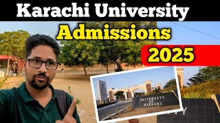 2025 Karachi University admissions full Details  admissions 2025 Karachi University Information [upl. by Odell]