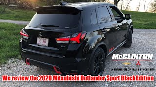 We review the 2020 Mitsubishi Outlander Sport Black Edition [upl. by Neelya471]