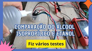 Comparação entre o álcool isopropilico e etanol  EP307 [upl. by Nnaycnan]