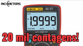 Richmeters RM 303 de 20 mil contagens [upl. by Alig]