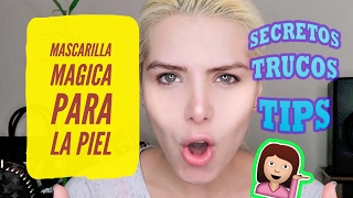 MASCARILLA PODEROSA PARA ROSTRO PERFECTO  TIPS  PRIMER VIDEO SIN MAQUILLAJE  Michelle Ciotti [upl. by Aretak]