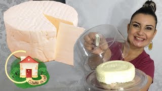 QUEIJO DE MINAS GERAIS  Receita Fácil e caseira  Culinária em Casa [upl. by Nahgaem]