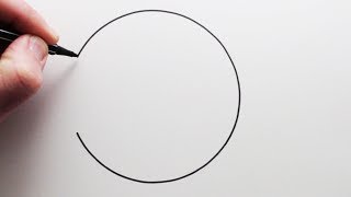 How to Draw a Perfect Circle Freehand Narrated Step by Step [upl. by Eiclehc]