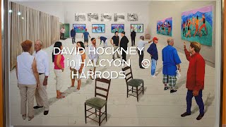 David Hockney Living in Colour at Halcyon Harrods [upl. by Danczyk]