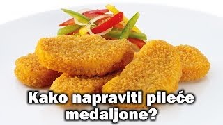 Kako napraviti pileće medaljone sa čipsom [upl. by Boris]