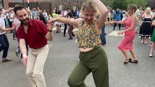 Social dancing  The Swing Era at Black Country Living Museum 1950s event [upl. by Agace99]