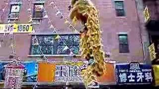 khuan loke lion dance in nycs chinatown [upl. by Grannia]