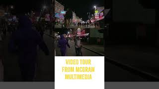 Beale Street in Memphis Tennessee video tour at night Produced by McGraw Multimedia [upl. by Nohj67]