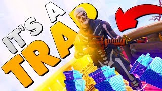 SCAMMING A SCAMMER WHO SCAMS SCAMMERS  Fortnite Save The World [upl. by Nauqal]