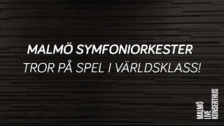 Malmö SymfoniOrkester spelar MFFhymnen  MFF vs PSG [upl. by Ayhtin]