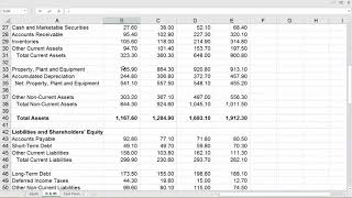 Financial Ratios in Excel [upl. by Keiryt]