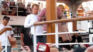 BSB Cruise 2011  Sail Away Party  BSB Imitates NSYNC [upl. by Bacon891]