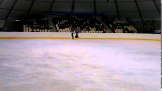 Sara Hurtado y Adrià Díaz  Campeonato de España de Patinaje Artístico sobre Hielo 2014 [upl. by Ahtennek]