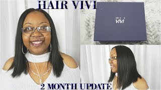 HAIR VIVI BLACK BOB STRAIGHT HAIR REVIEW  2 MONTH UPDATE 🌹 [upl. by Azilanna]