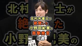 【小野田紀美】北村弁護士が絶賛した小野田紀美の発言３選｜小野田紀美議員のエピソード76 雑学 shorts [upl. by Ecnerat]