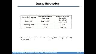 Energy Harvesting and Wireless Power Transfer for RFID and Wireless Sensors [upl. by Antin]