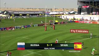 Womens Dubai Sevens  Day Two Highlights [upl. by Gorrian]