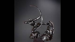 Emilé Etienne Bourdelle Herakles the Archer 8th Study [upl. by Asetal]