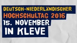 DeutschNiederländischerHochschultag  15 November 2016  Studienberatung NRW Niedersachsen [upl. by Adnerak274]