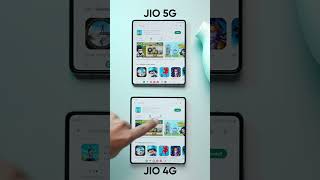 5G vs 4G Speed Test JIO Network [upl. by Yer]