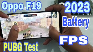 Oppo F19 PUBG Battery And FPS Test In 2023 [upl. by Akemor]