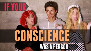 If Your Conscience Was A Person w Lele Pons  Brent Rivera [upl. by Alled]