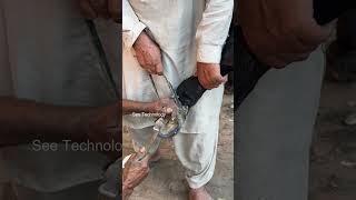 A lot of mud in this hoof Life Changing Horse Pedicure asmr farrier shorts satisfying [upl. by Mohl]