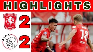 Twente vs Ajax Highlight and Goals Eredivisie  FC Twente vs Ajax Amsterdam [upl. by Salzhauer730]