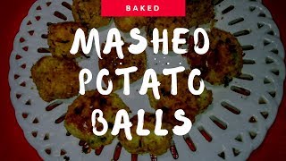 Baked Mashed Potato Balls Recipe amp VIDEO  Risa Weiner [upl. by Airotahs]