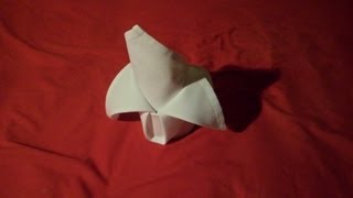 How To Fold Napkins  Crown Fold Napkin Folding [upl. by Suivatnad]