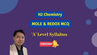 Mole redox MCQ 2 [upl. by Anelac]