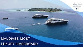 Maldives most luxury Liveaboard  Floating Resort by Scubaspa Maldives [upl. by Retrak]